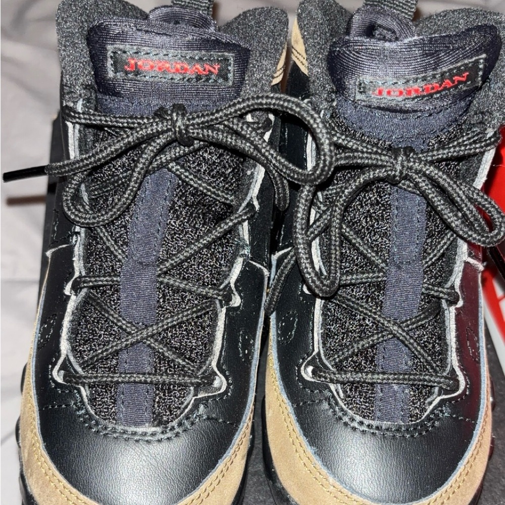 Jordan Black and Tan High-Tops